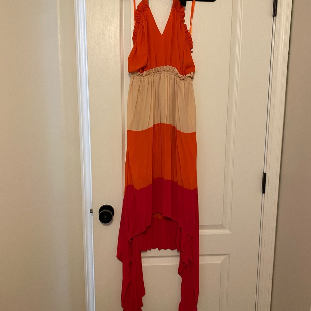 Asymmetrical Multiple Color Dress - Picture 5 of 5